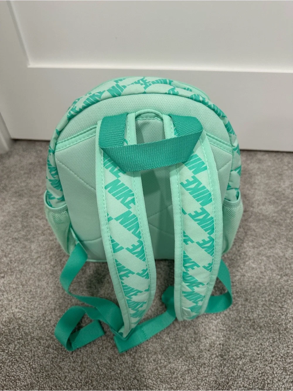 Nike Mint Green Patterned Mini Backpack